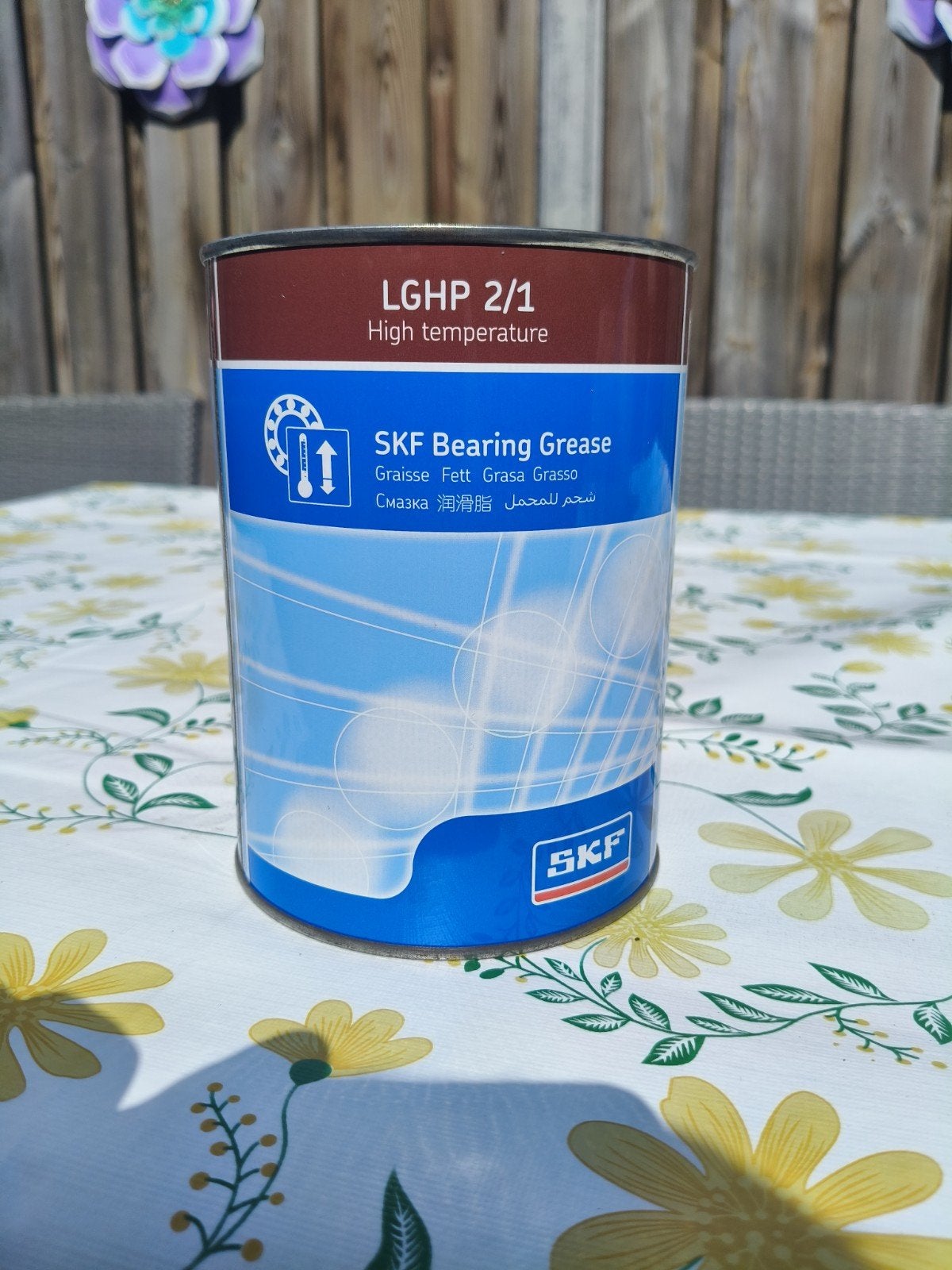 4x SKF LGHP 2/1 Hoogtemperatuur Lager Vet 1 kg, Ophalen of Verzenden