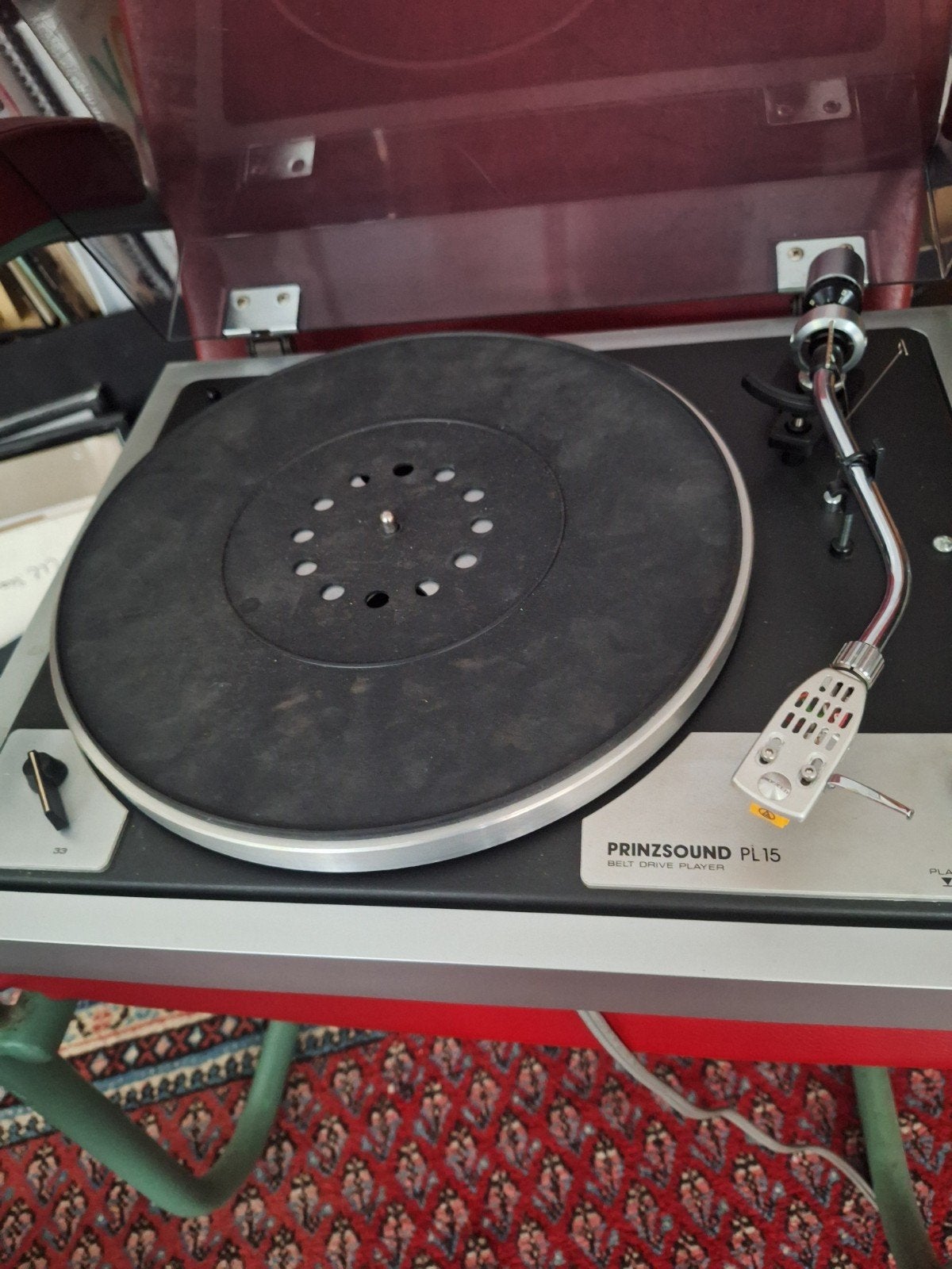 prinzsound CEC Japanse Platenspeler - Compleet & Werkend, Audio, Tv en Foto, Ophalen of Verzenden, Gebruikt, Platenspeler, Overige merken