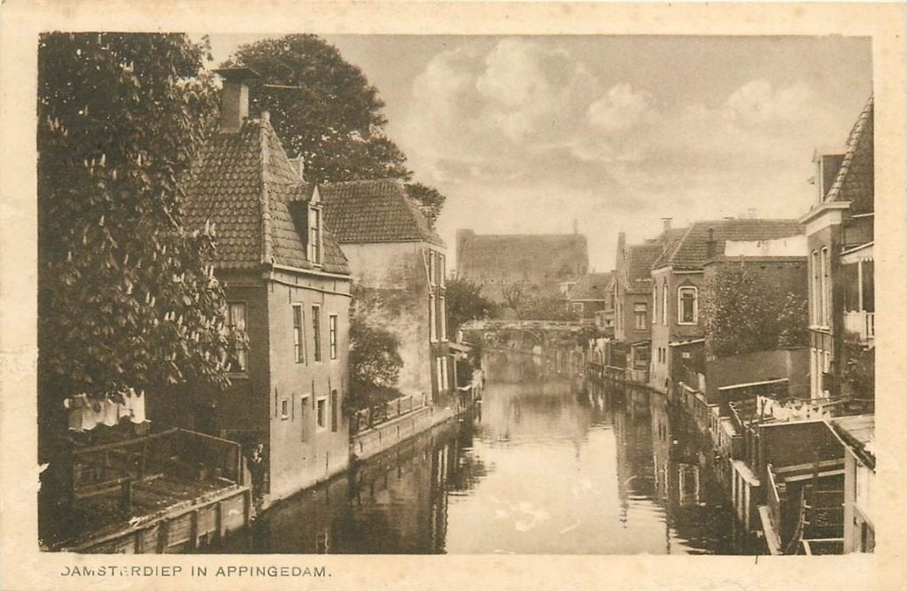 701-215-023 Appingedam Damsterdiep, Verzenden, Voor 1920, Groningen
