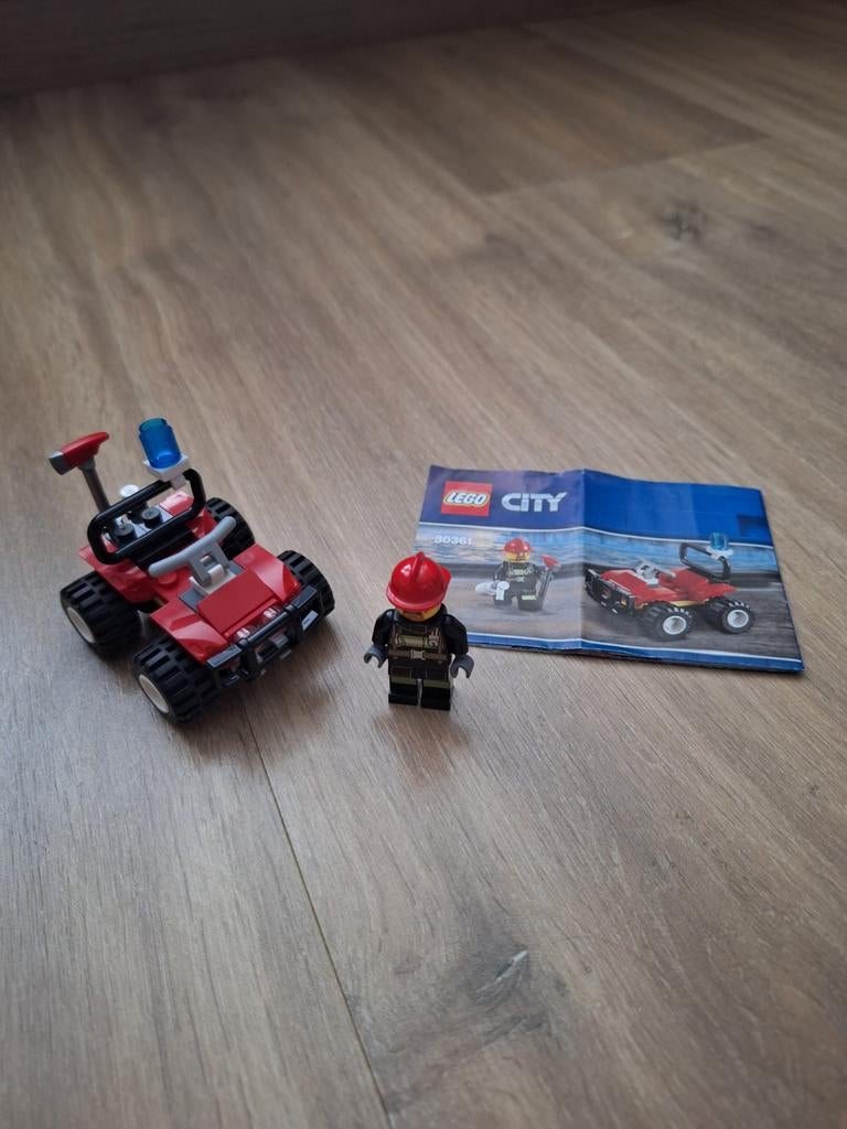 Lego City set 30361 Brandweer Terreinwagen, Ophalen, City, Lego, Zo goed als nieuw