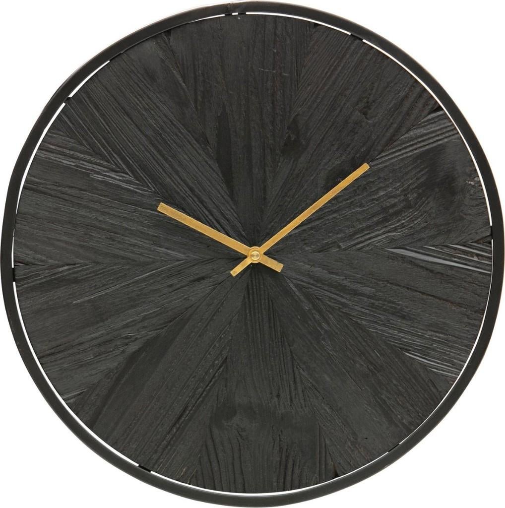 Wandklok WOOOD, Ophalen, Zo goed als nieuw, Analoog, Wandklok