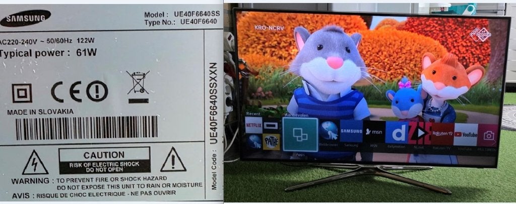 25 Tv’s o.a. Samsung LG Philips Panasonic Telefunken DEFECT, 50 Hz, 100 cm of meer, Smart TV, Ophalen