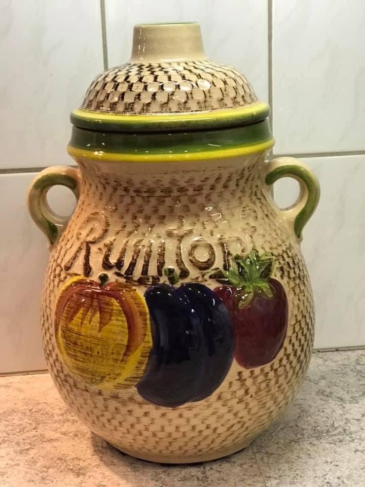 Vintage Rumtopf Pot met Deksel – Scheurich 821-32 W. Germany, Ophalen of Verzenden