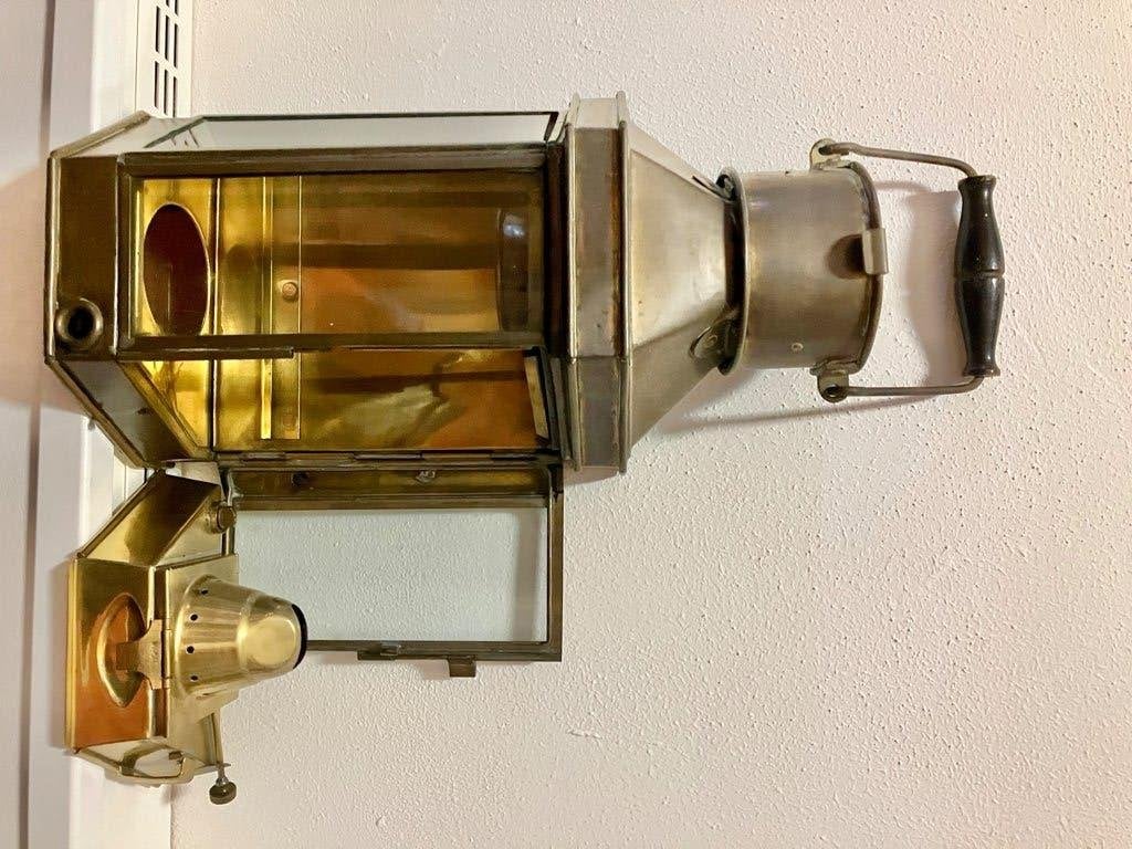Antieke scheepslantaarn (Bulpitt&Sons), Antiek en Kunst, Antiek | Lampen, Ophalen