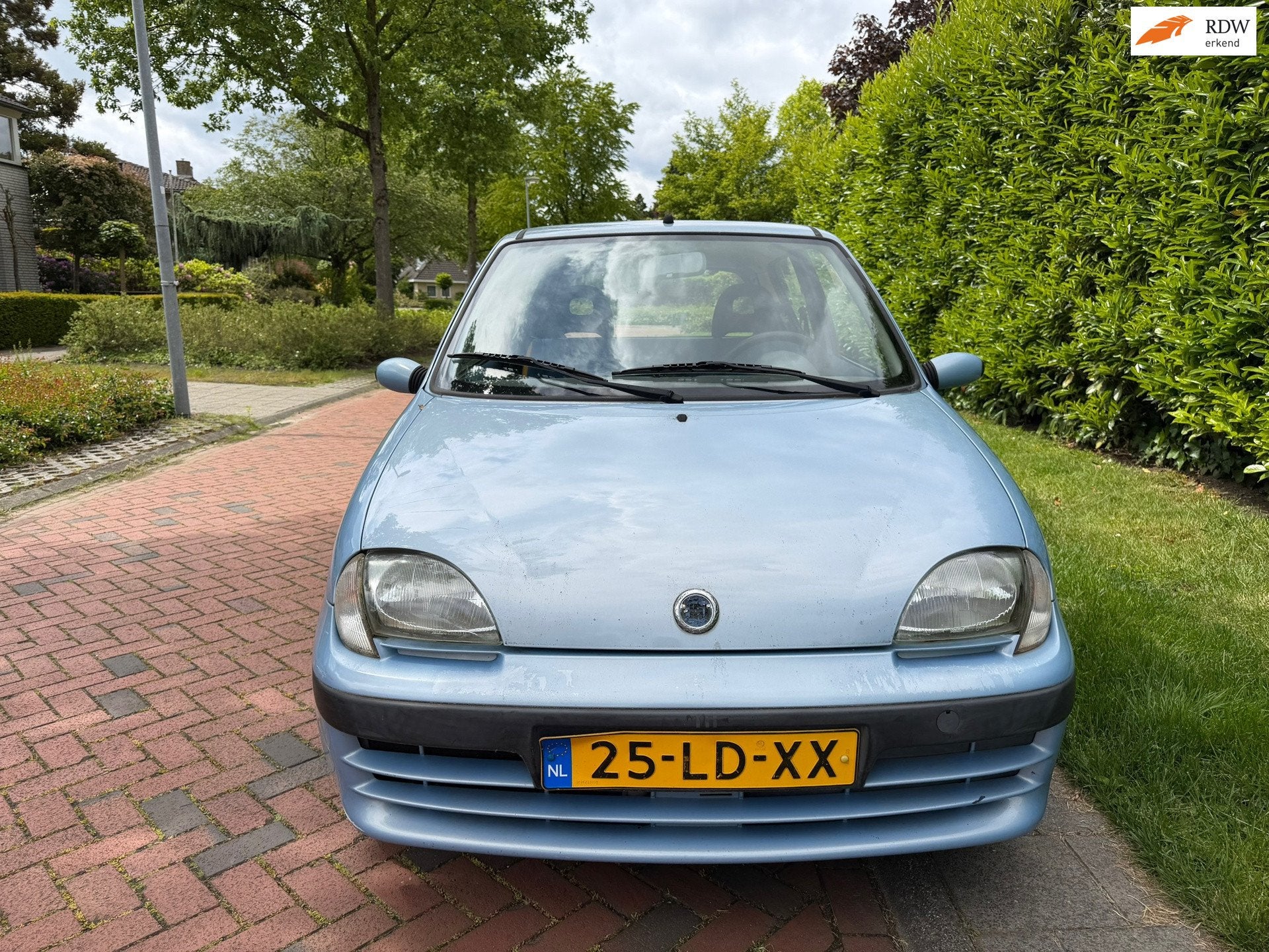 Fiat Seicento 1.1 Active, APK 20-06-2027., Auto's, Fiat, Voorwielaandrijving, Blauw, Origineel Nederlands, Handgeschakeld
