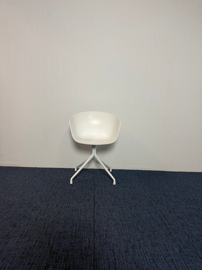 44 x Vergaderstoel HAY AAC20 - draaibaar - wit, Huis en Inrichting, Stoelen, Ophalen, Gebruikt, Wit, Metaal