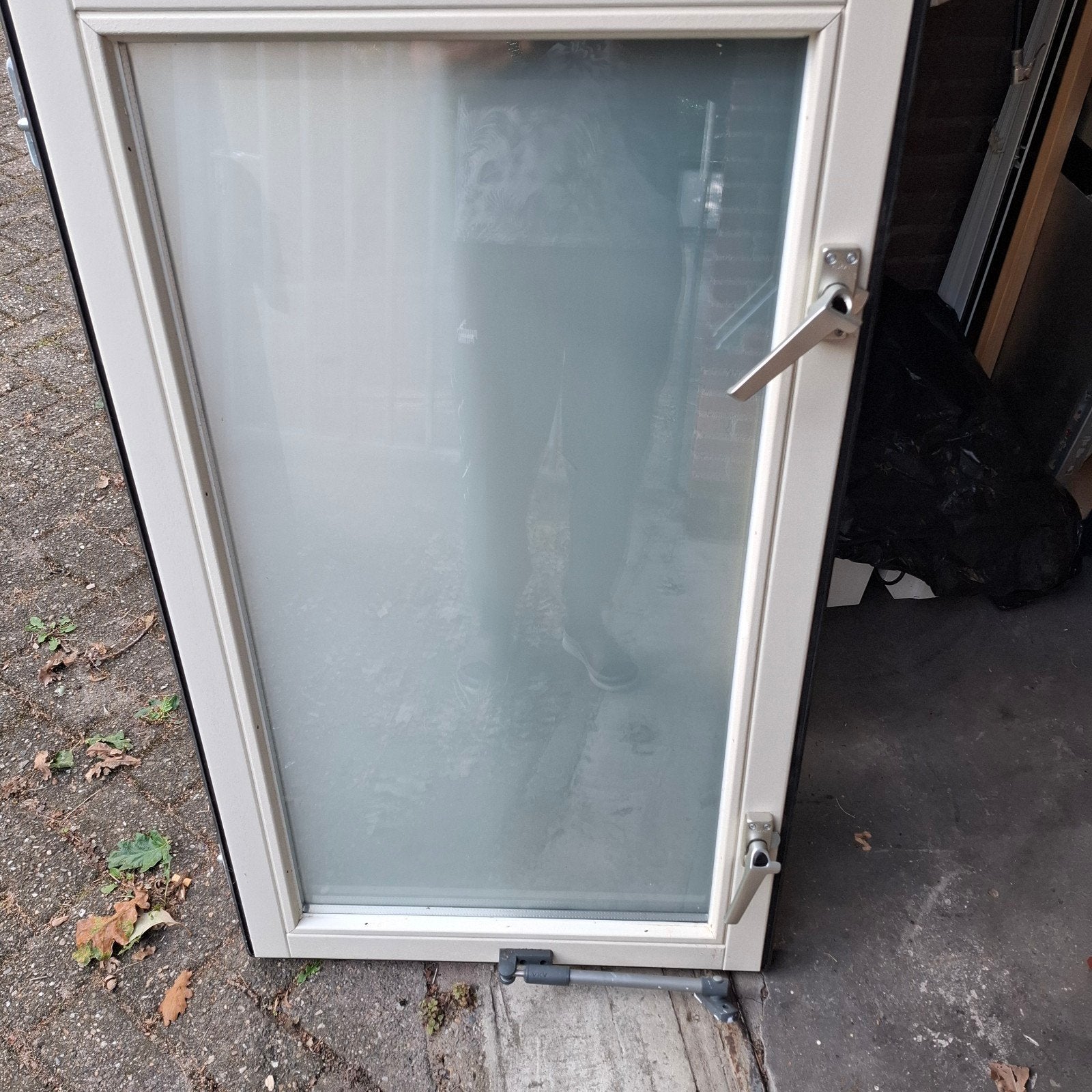 Gebruikte doucheraam met Mat Glas.  zo goed als nieuw  3 ma, Ophalen, Gebruikt, 80 tot 100 cm, Overige typen