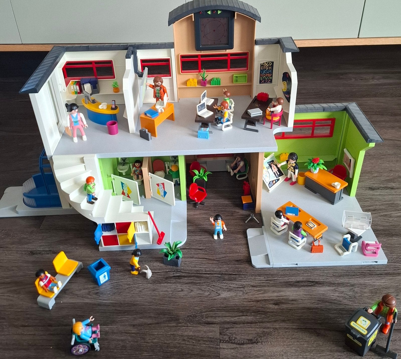 Playmobil School (Set 9453), Kinderen en Baby's, Speelgoed | Playmobil, Gebruikt, Gebouw, Complete set, Ophalen of Verzenden
