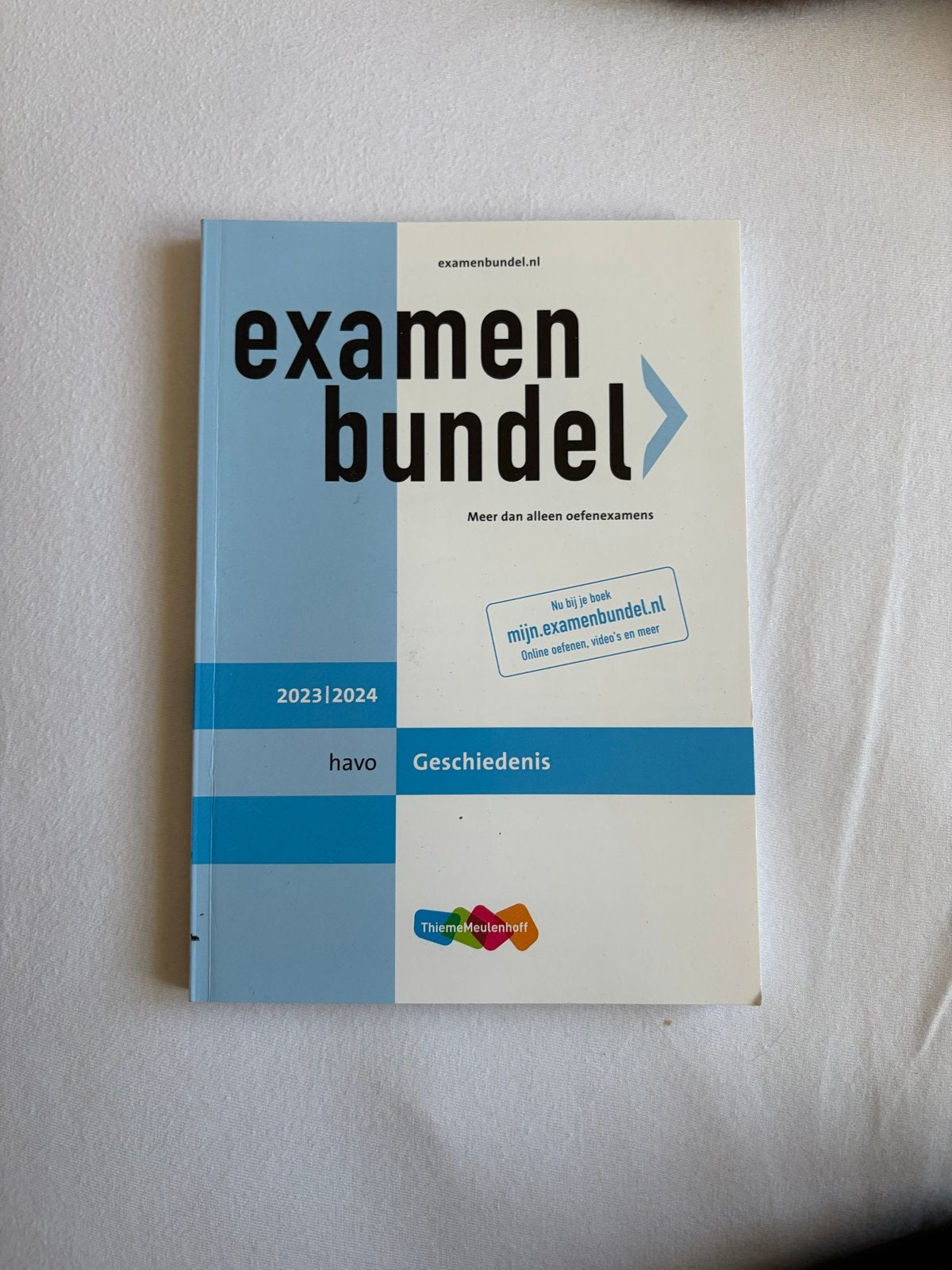 Examenbundel Geschiedenis havo 2023/2024, Ophalen of Verzenden, Alpha, Zo goed als nieuw, HBO