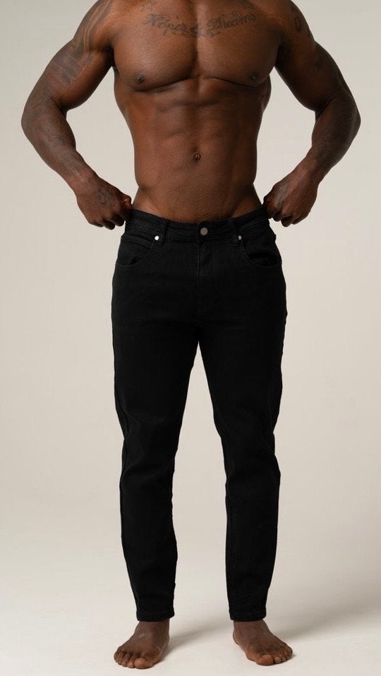Heren jeans denim Marco Monti spijkerbroek maat 32, Kleding | Heren, Spijkerbroeken en Jeans, Ophalen of Verzenden, Nieuw, Zwart