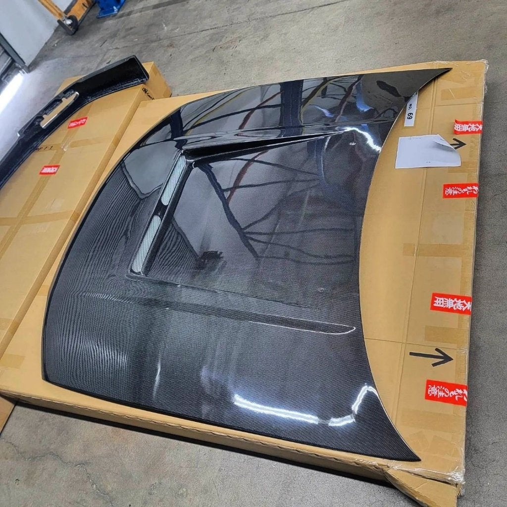 Carshop F1 Carbon motorkap voorlip - Skyline R33 GTR GT-R, Ophalen of Verzenden