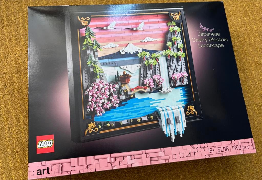 LEGO Art 31218 Japanse Kersenbloesem Landschap Nieuw, Ophalen of Verzenden, Zo goed als nieuw