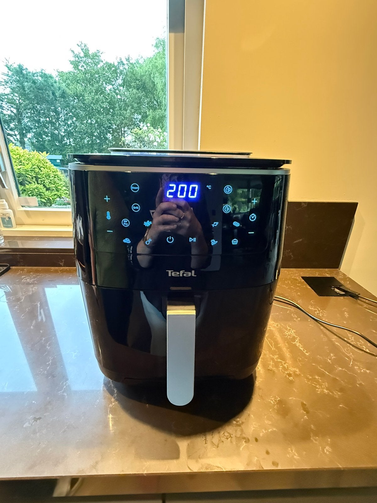 Tefal Easy Fry Grill & Steam FW2018 Airfryer 3-in-1, Ophalen, Zo goed als nieuw, Airfryer, 1500 gram of meer