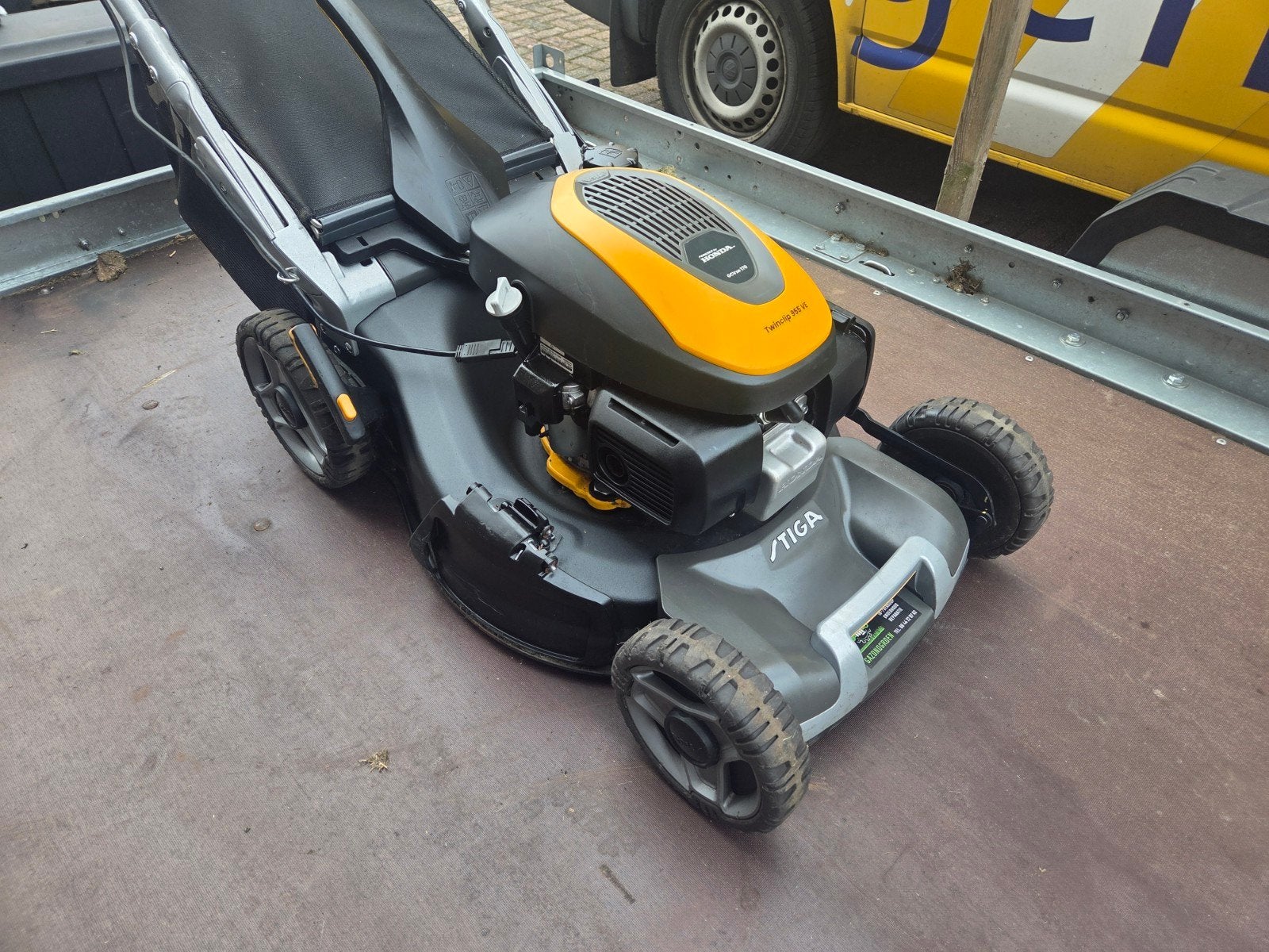 Stiga Twinclip grasmaaier Honda motor ALS NIEUW MET GARANTIE