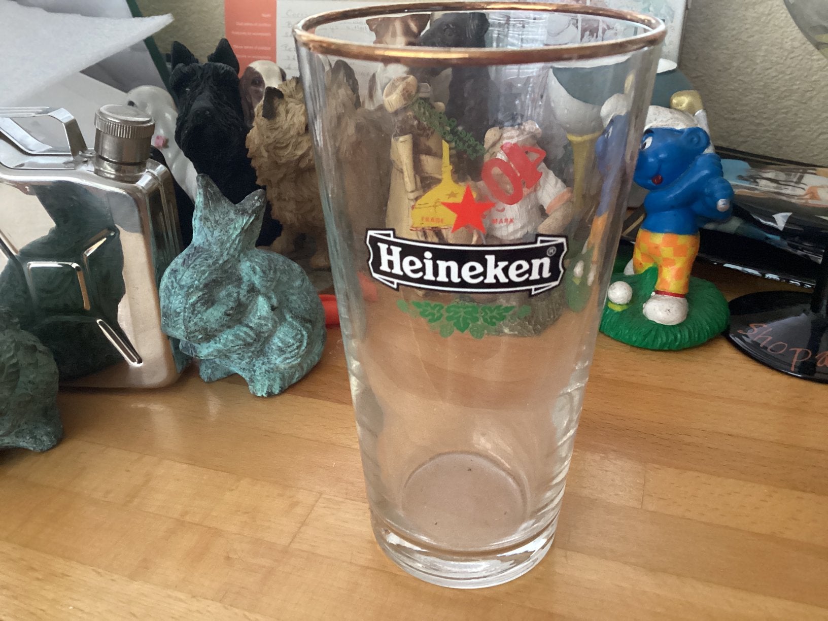Heineken 40 jaar glas, Verzamelen, Ophalen of Verzenden, Zo goed als nieuw