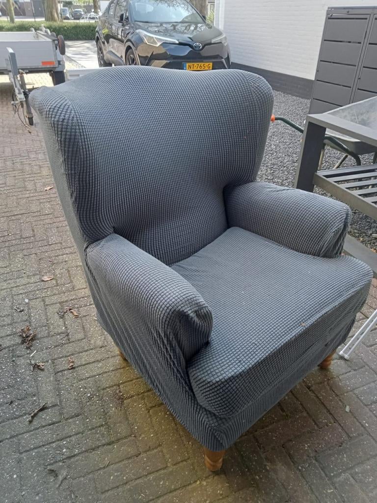 Twee verschillende stoelen, Ophalen of Verzenden, Gebruikt, Grijs, Twee