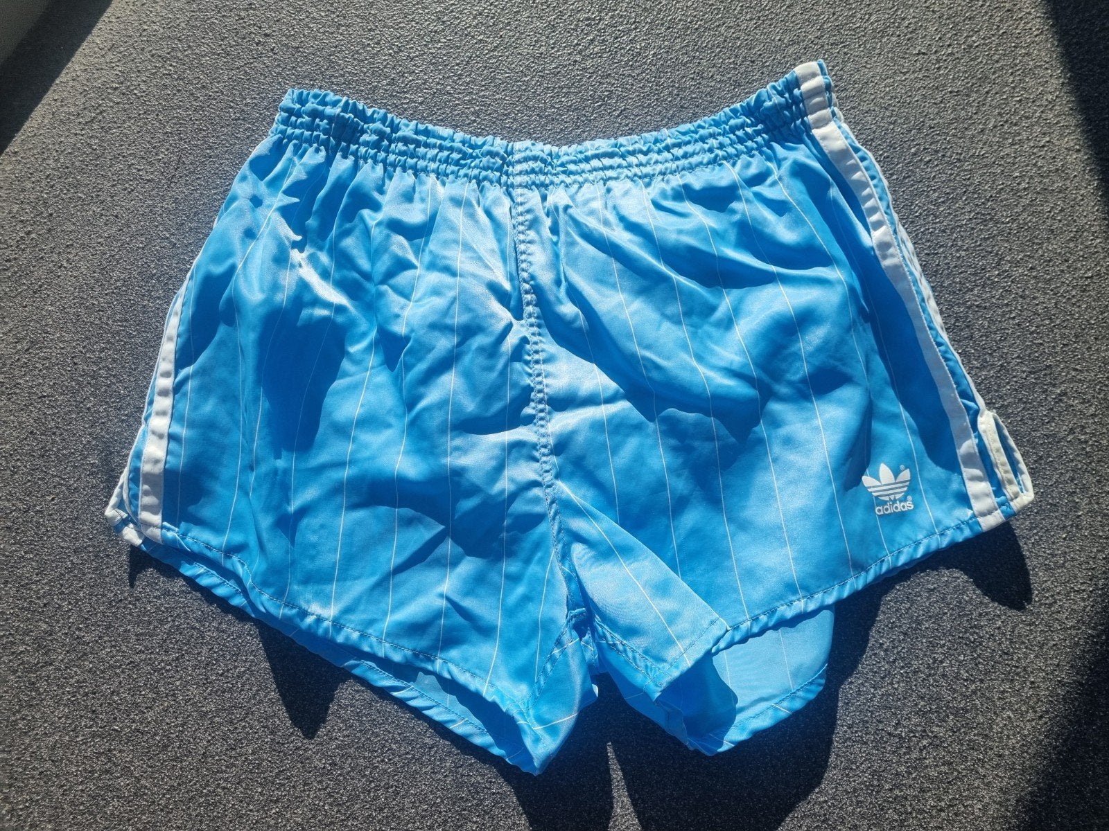 Adidas vintage shorts., Maat 52/54 (L), Blauw, Ophalen of Verzenden, Zo goed als nieuw