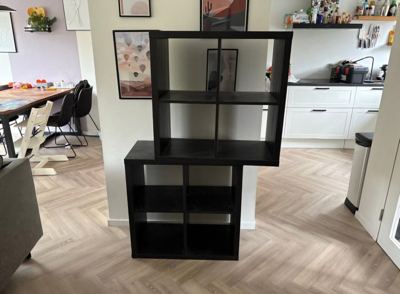 Grote Ikea KALLAX vakkenkast set, Ophalen, Gebruikt
