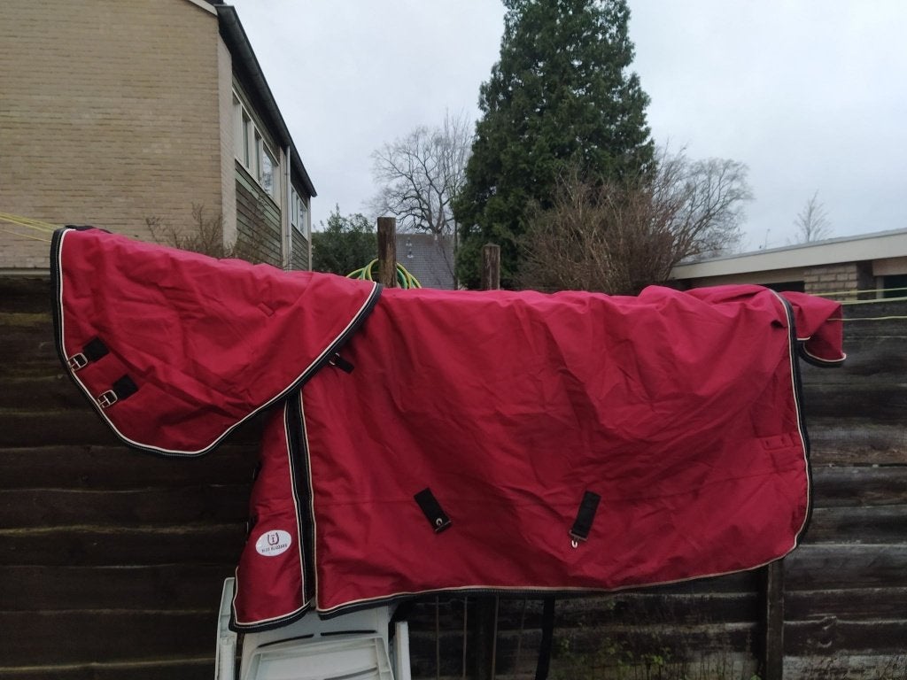 200 gr outdoordeken/regendeken IR/ imperial riding 205, Ophalen of Verzenden, Zo goed als nieuw, Afneembare hals, Regendeken