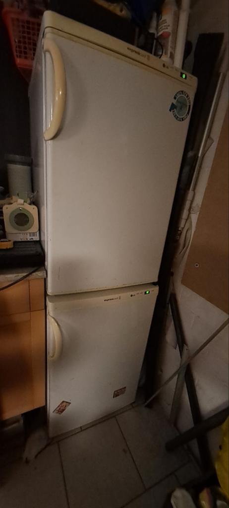 Diepvries LG whirlpool 2x met 4 vakken, Witgoed en Apparatuur, Koelkasten en IJskasten, Ophalen, Gebruikt, Met vriesvak