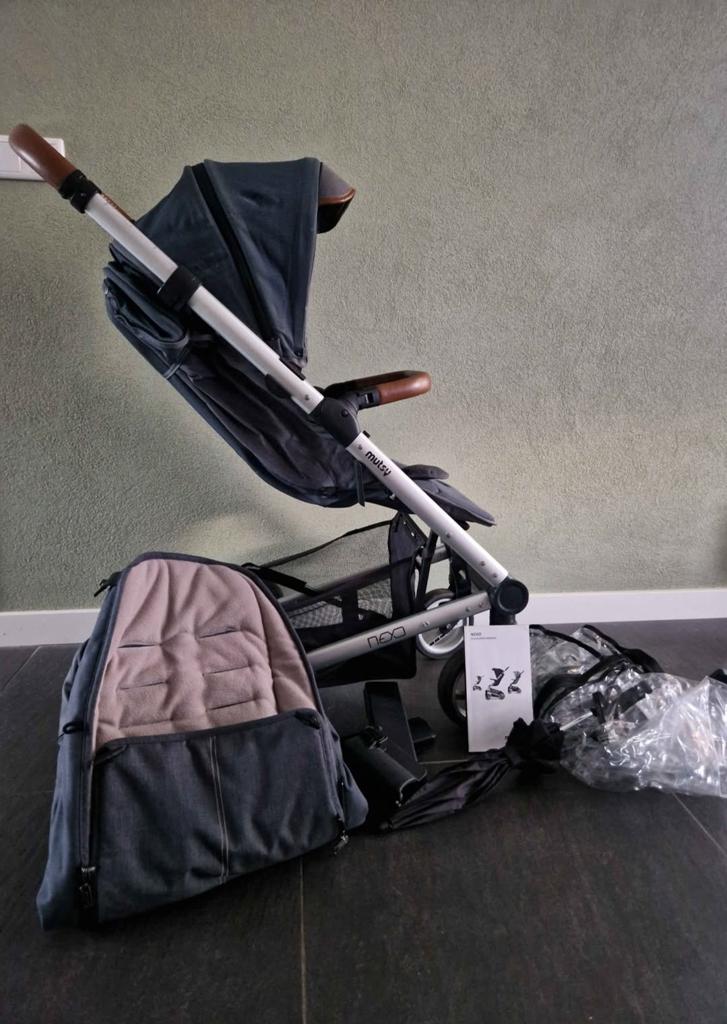 Mutsy nexo met accessoires, Ophalen of Verzenden, Zo goed als nieuw, Voetenzak