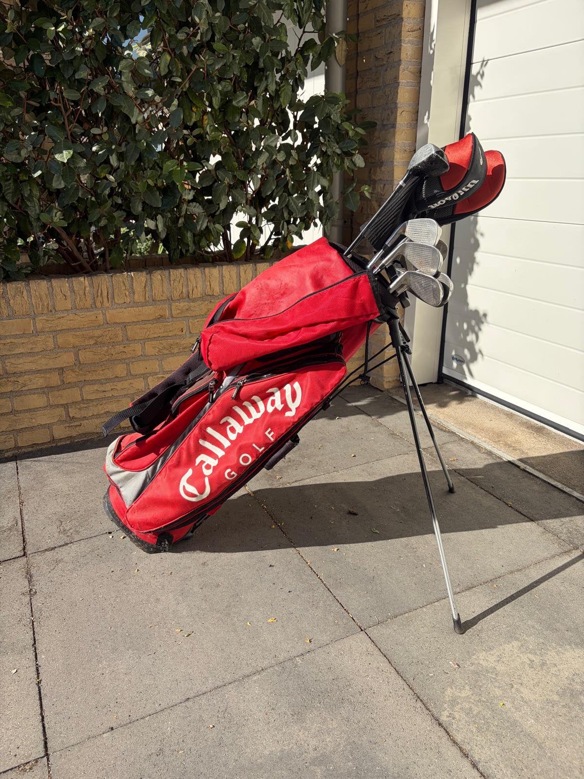 Mooie wilson golfset met inhoud, Sport en Fitness, Golf, Ophalen, Zo goed als nieuw, Set