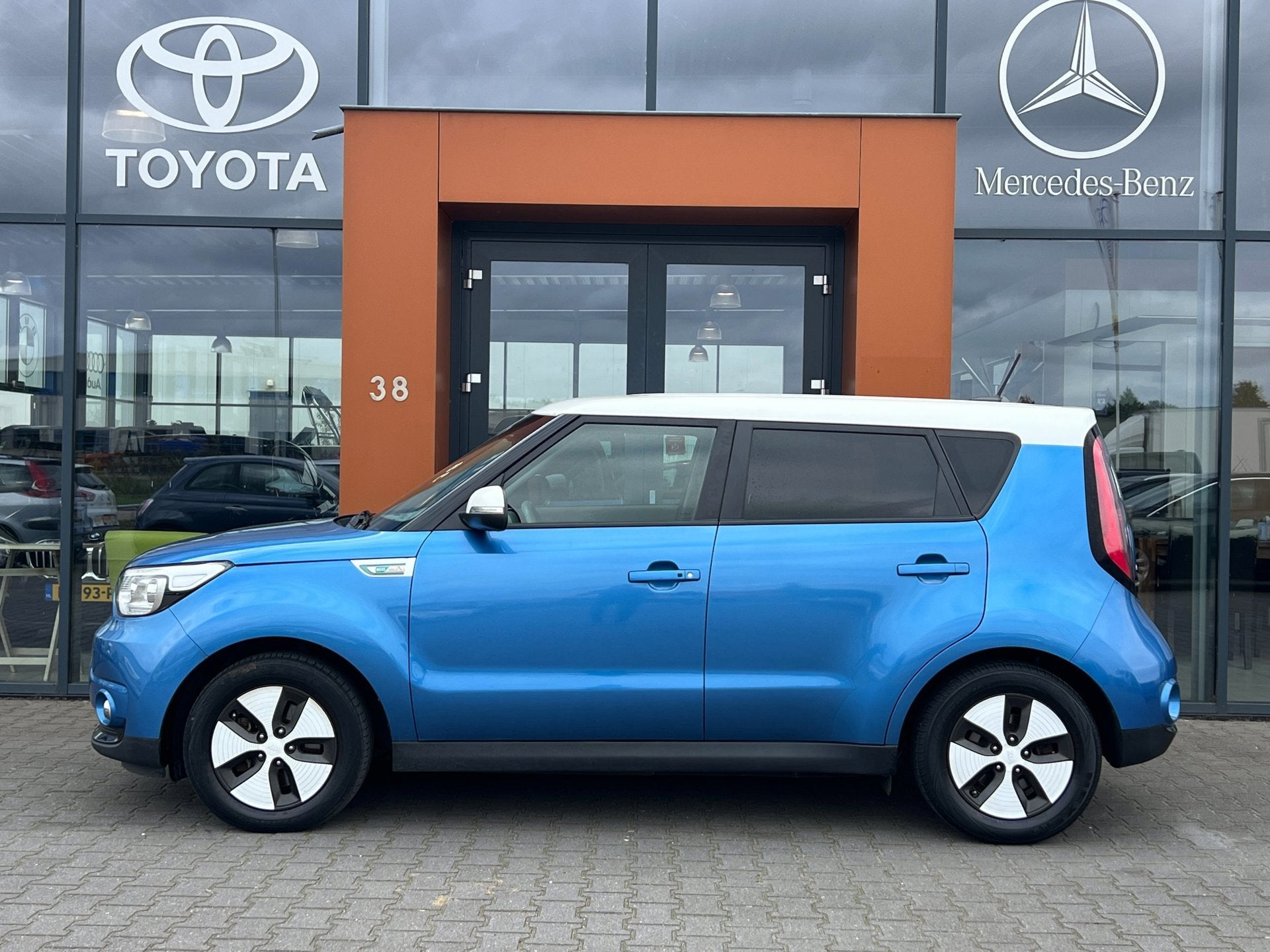 Kia Soul EV Executive 27 kWh SOH100%|Cruise|Camera|DAB+|Crui, Auto's, 212 km, Gebruikt, Blauw, 1465 kg