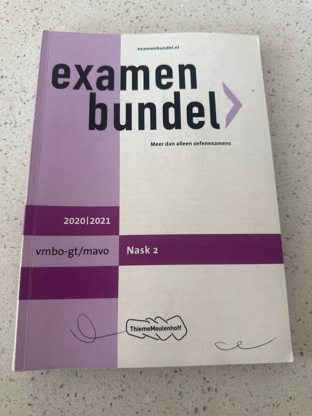 Examenbundel Nask 2 VMBO-GT/MAVO 2020/2021, Ophalen of Verzenden, Zo goed als nieuw, VMBO, Natuurkunde