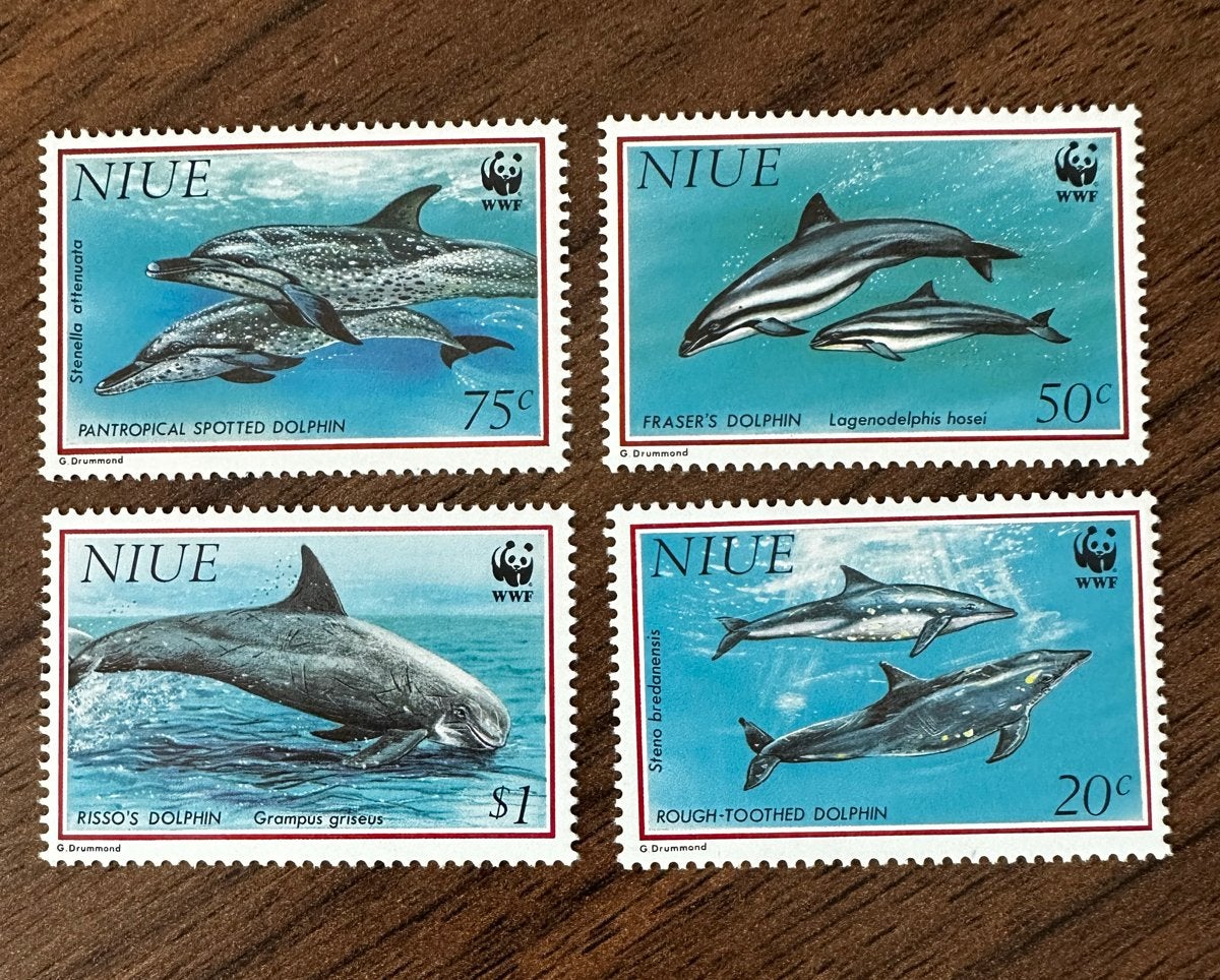Niue 1993 WWF Dolfijnen Postfris Postzegels, Ophalen of Verzenden, Postfris