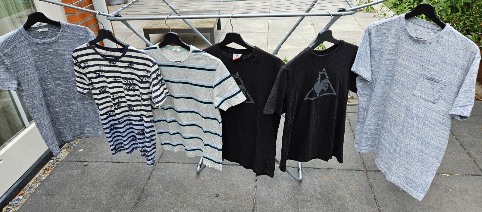 Bundel van 6 heren zomer t-shirts maat S, Ophalen of Verzenden, Gedragen, Maat 46 (S) of kleiner, Overige kleuren