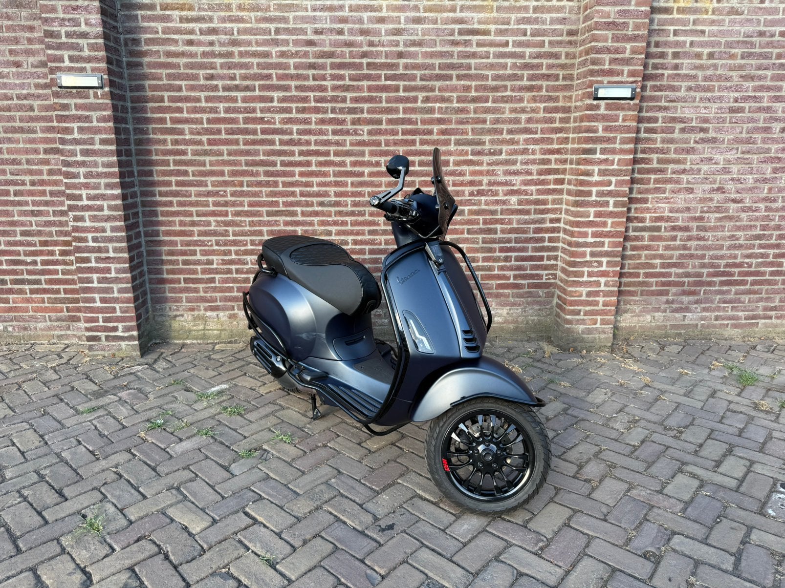 Vespa sprint Full option 2022 Opaco Blue, level 10 6900 Km, Ophalen, Maximaal 45 km/u, Vespa S, 49 cc