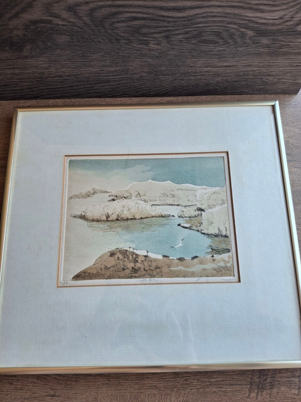 Originele Kleurets "The Cove" – Virginia Szabo (Exclusieve O, Ets, Ophalen of Verzenden, 15 cm, Gesigneerd