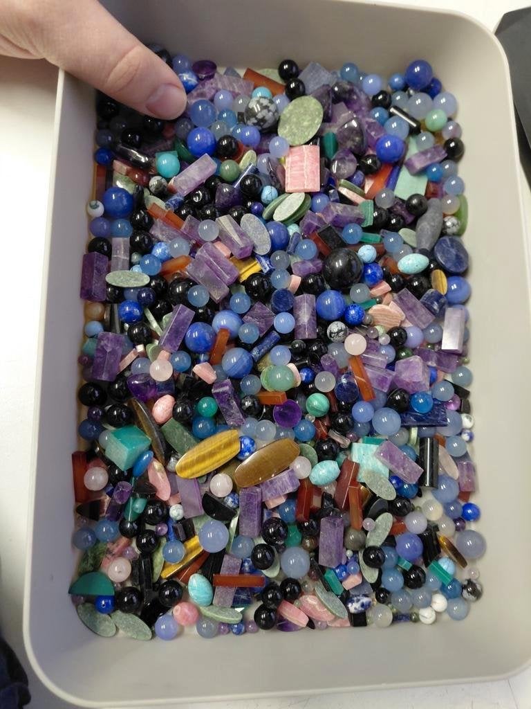 Mix van cabochons balletjes half fabrikaten 2, Ophalen of Verzenden