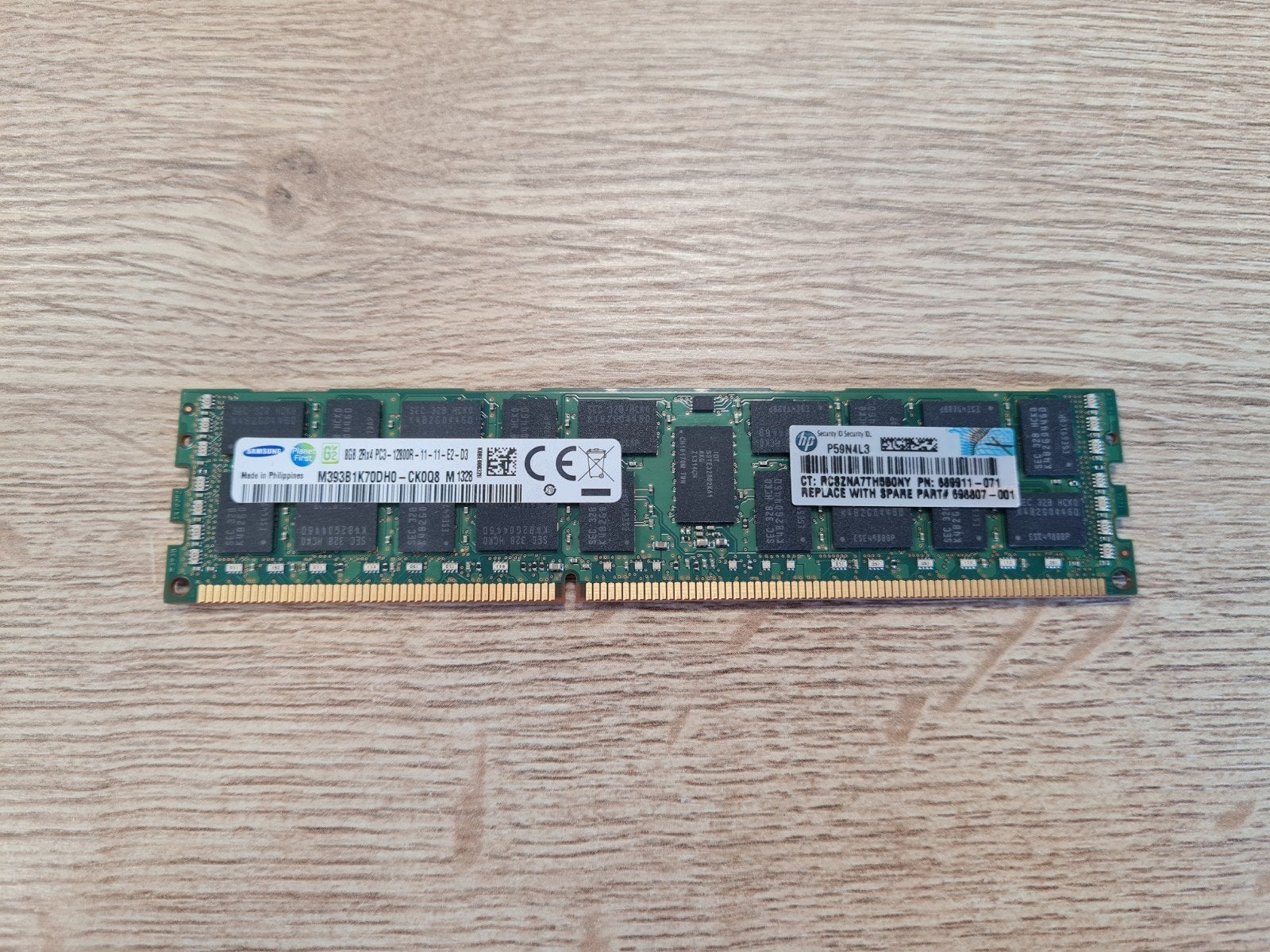 Samsung 8GB DDR3L ECC RAM, Computers en Software, RAM geheugen, 8 GB, Refurbished, DDR3, Ophalen of Verzenden