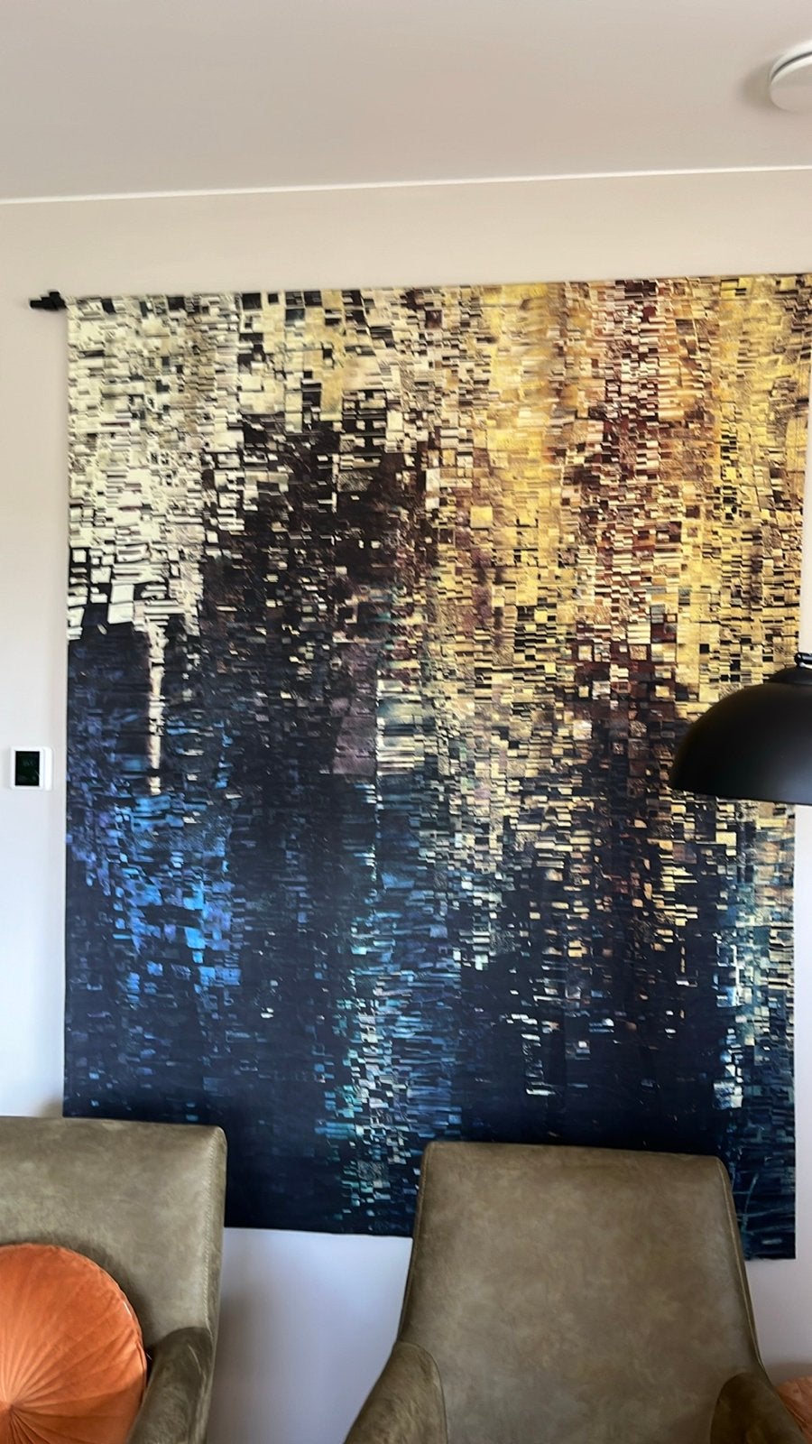 Groot Urban wandkleed met abstract patroon, Ophalen of Verzenden