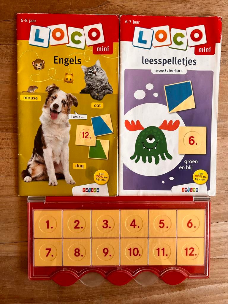 LOCO Mini Leermiddel: Engels & Leesspelletjes met Controle, Ophalen, Gebruikt, Taal en Lezen