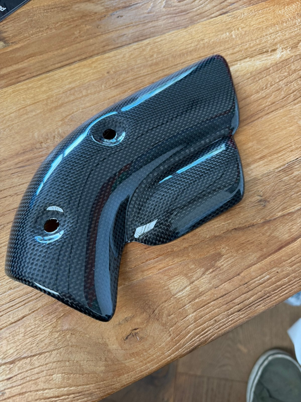 Ducati 748 916 996 carbon uitlaat schild, Ophalen of Verzenden