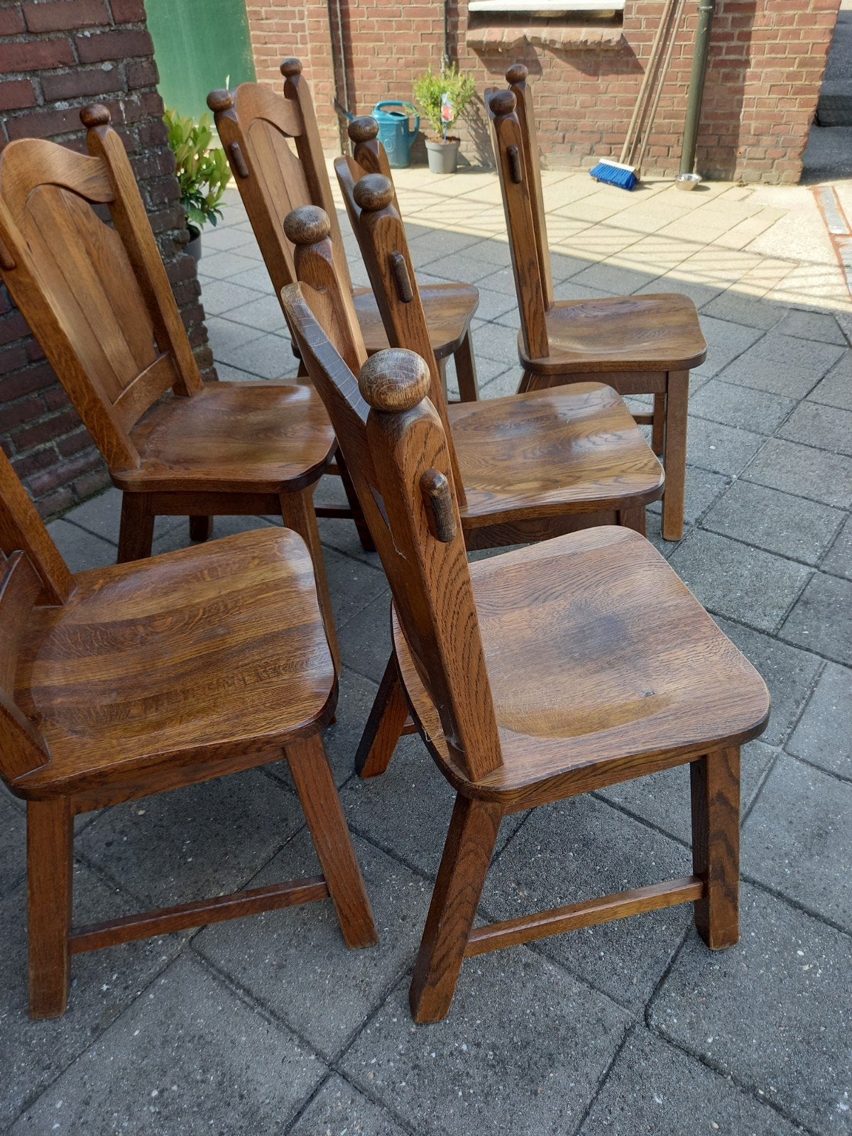 eiken keuken stoelen, Ophalen