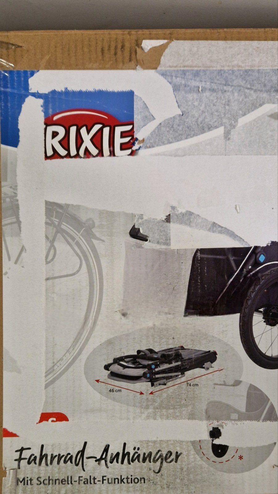 Trixie hondenfietskar., Trixie, Ophalen, Nieuw, Hondenfietskar