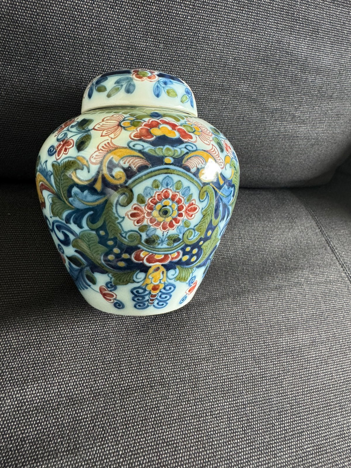 Makkum Gemberpot - Handbeschilderd, 16 cm, Ophalen of Verzenden