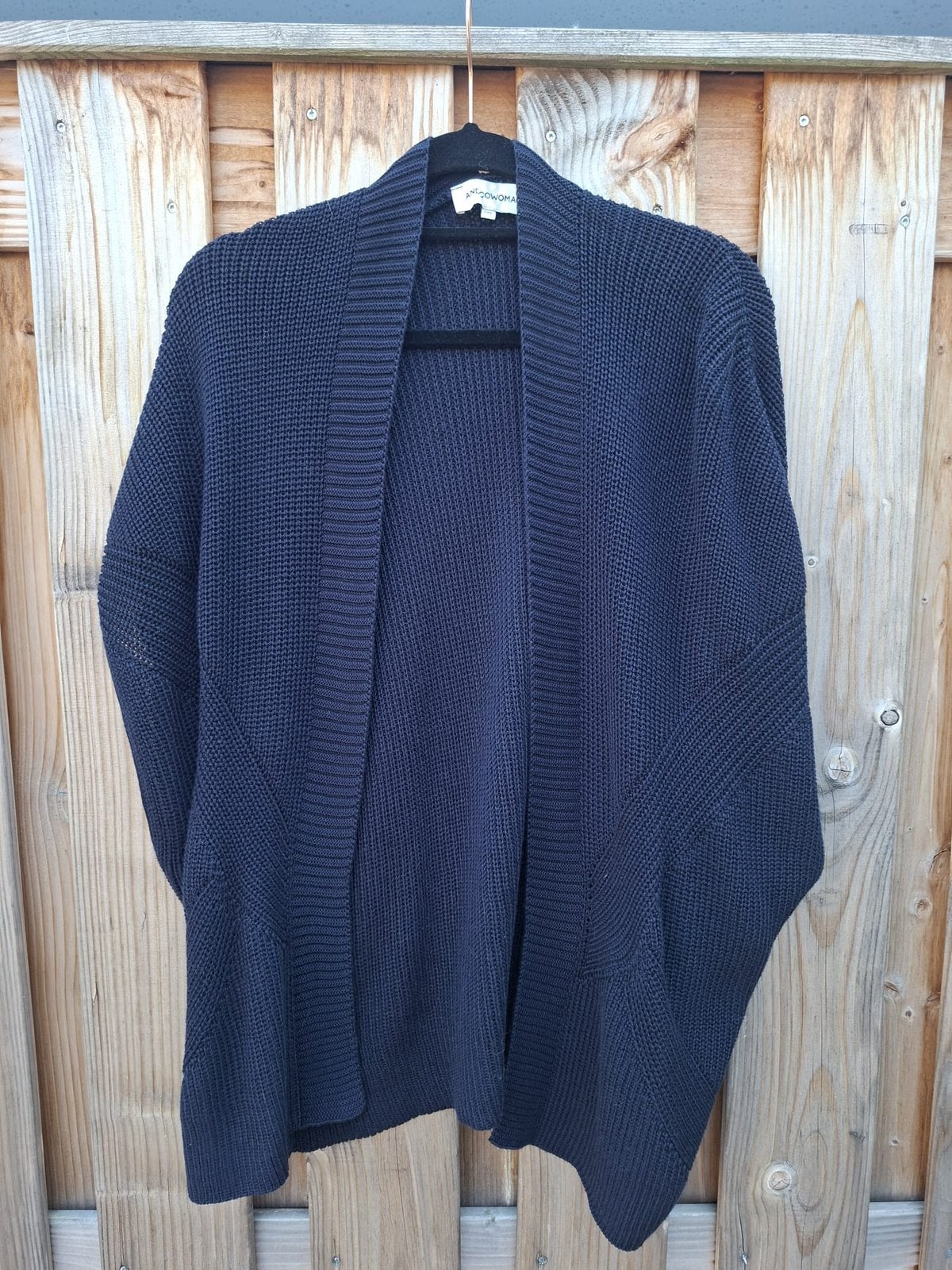 Gebreid gilet/vestje &co women, Ophalen of Verzenden, Zo goed als nieuw, Overige maten, Blauw