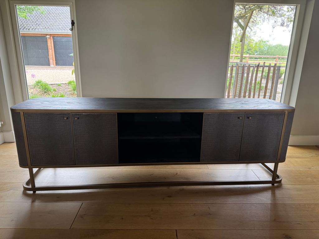 Tv meubel richmond interiors, Ophalen, Overige materialen, 200 cm of meer, Minder dan 100 cm