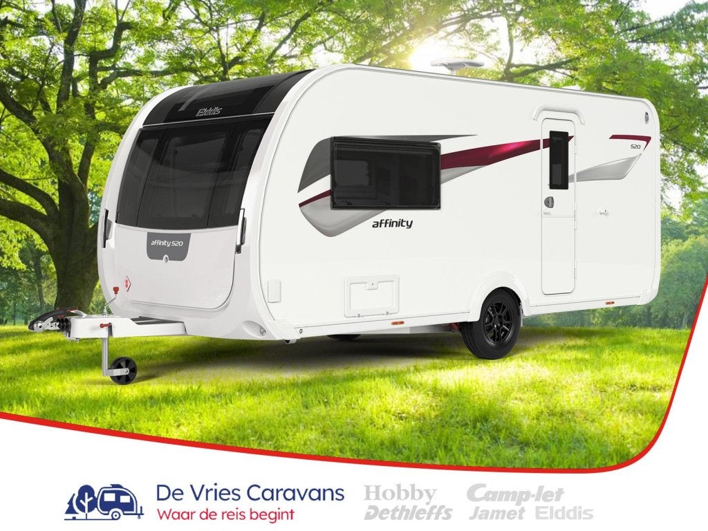 Elddis Affinity 520 Verbouwings actie!, Overige typen, Standaardzit, Elddis, Tot en met 2