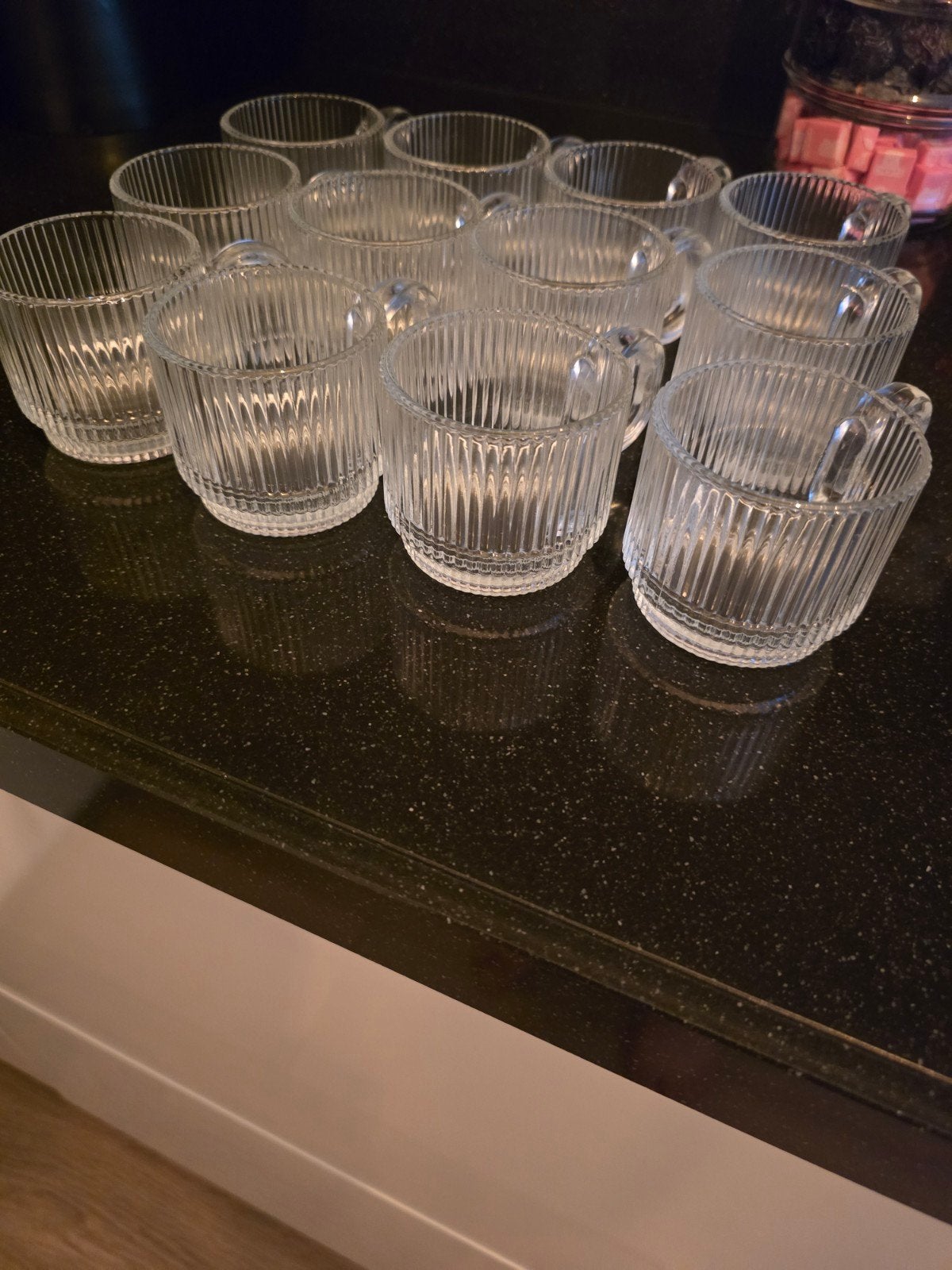 glazen bekers (12 stuks) nieuw, Ophalen of Verzenden