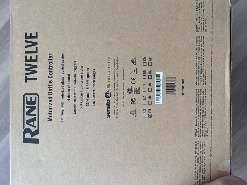 2 x Rane TWELVE gemotoriseerde battle controller, Ophalen of Verzenden, Zo goed als nieuw, Dj-set, Overige merken