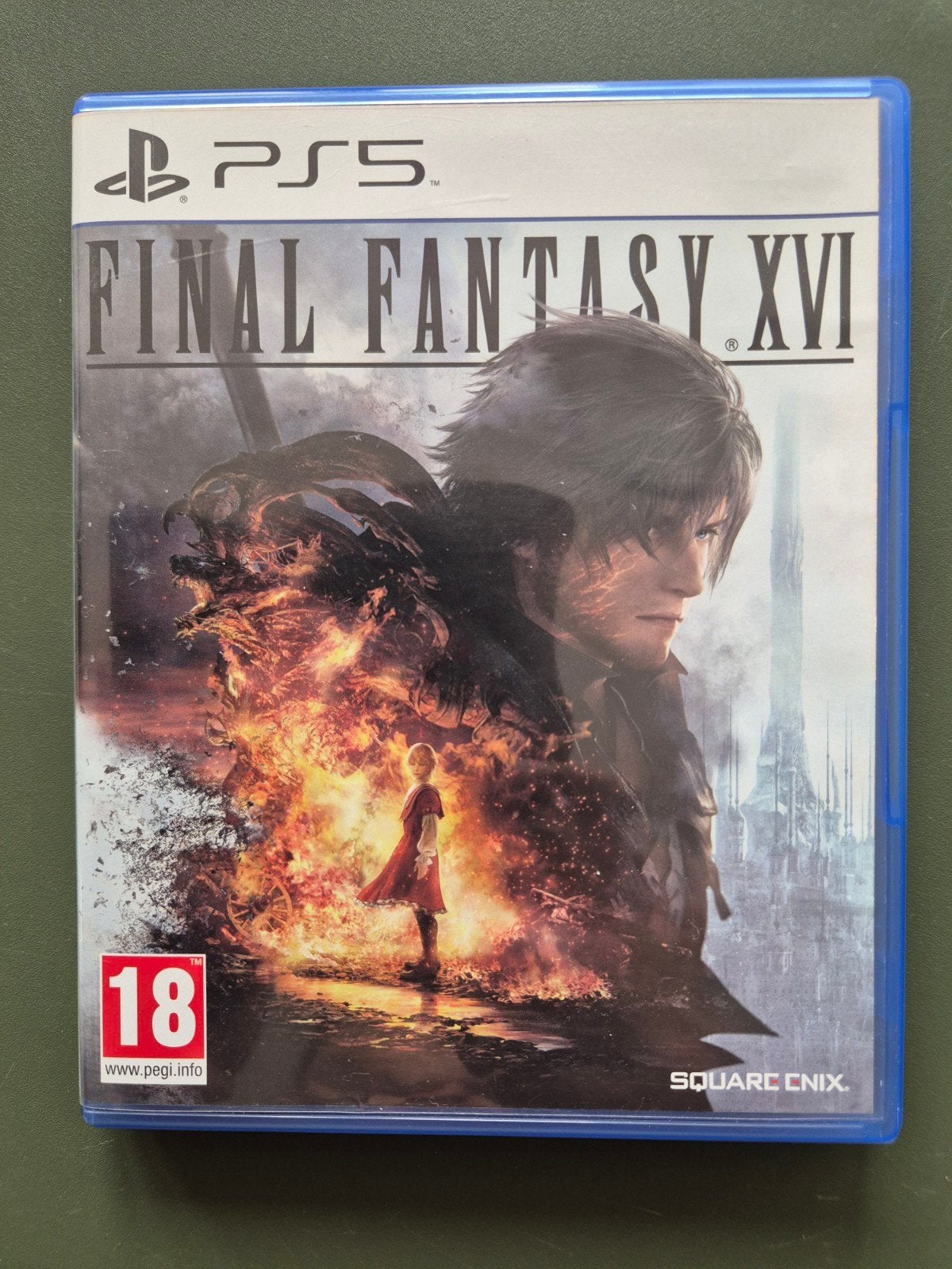Final Fantasy XVI / FF 16 / PS5 / Playstation / spel, Ophalen of Verzenden, Zo goed als nieuw, Nvt, Nvt