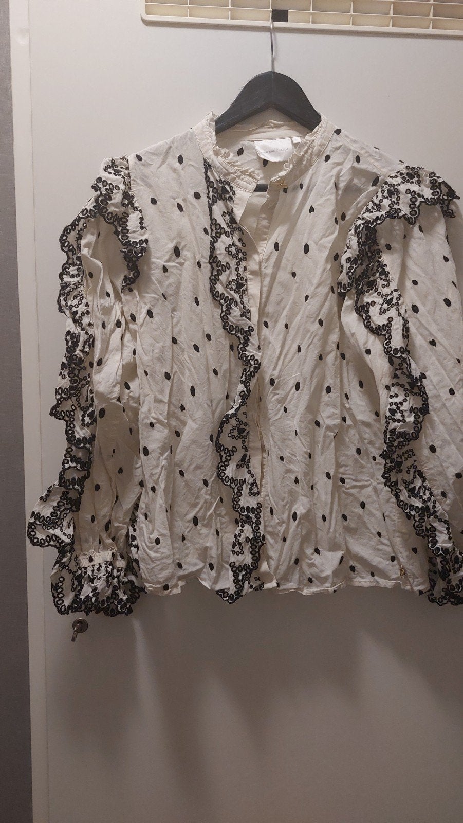 Fabienne Chapot blouse maat 40, Maat 38/40 (M), Wit, Ophalen of Verzenden, Zo goed als nieuw