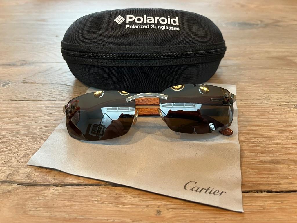 Originele Vintage Cartier bril zonnebril - C Decor - 18 135b, Ophalen of Verzenden, Gebruikt, Zonnebril, Overige merken
