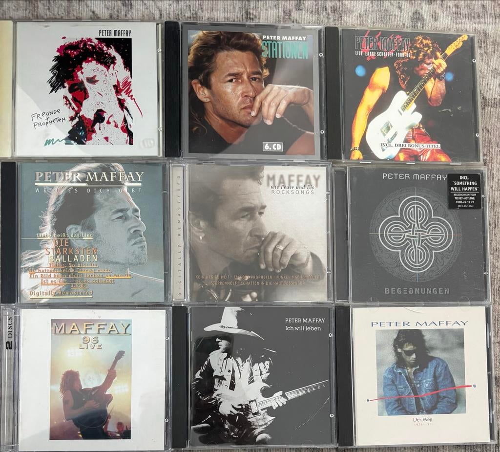 Peter Maffay 9 cd's, Ophalen of Verzenden, Poprock