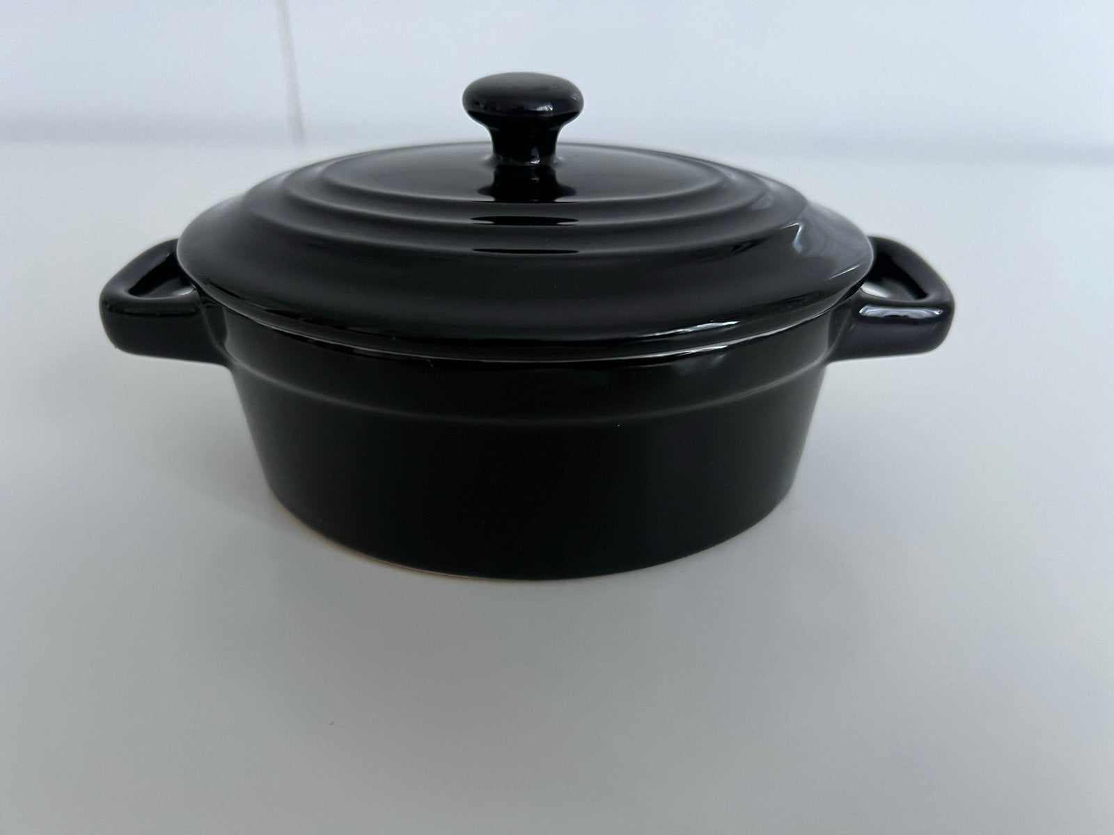 Mini pannetje - Zwart keramiek NIEUW !, Huis en Inrichting, Keuken | Potten en Pannen, Ophalen of Verzenden, Zo goed als nieuw
